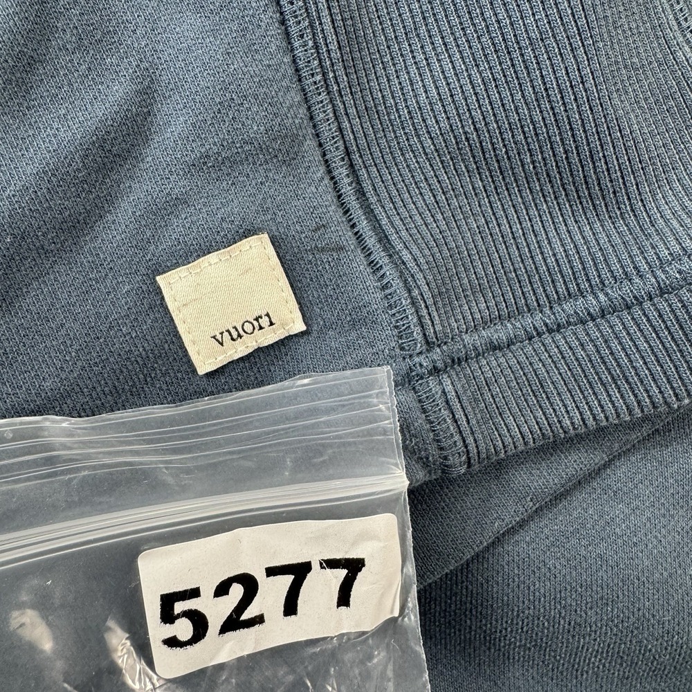 Vuori Mens Shorts Blue Vintage  7" Sz M Greyhound Drawstrings V3095 - Picture 5 of 5